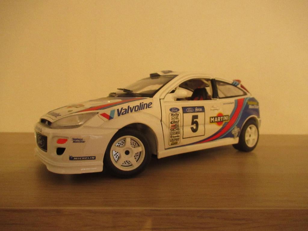 Bburago Ford Focus WRC - 1:18, Hobby en Vrije tijd, Modelauto's | 1:18, Ophalen of Verzenden, Zo goed als nieuw, Auto, Bburago