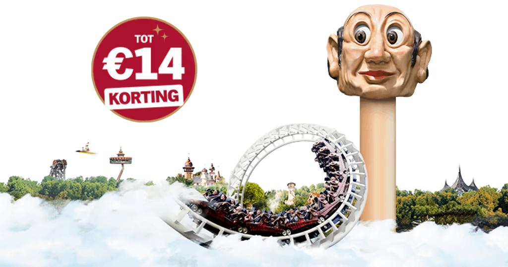 AH zegels voor efteling - €14 korting, Tickets en Kaartjes, Eén persoon, Kortingsbon, Pretpark