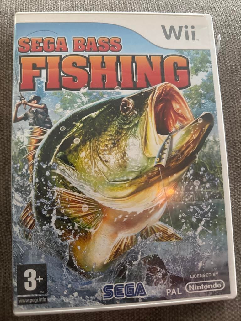 Sega Bass Fishing - Wii - Visspel, Gebruikt, 1 speler, Ophalen of Verzenden, Vanaf 3 jaar