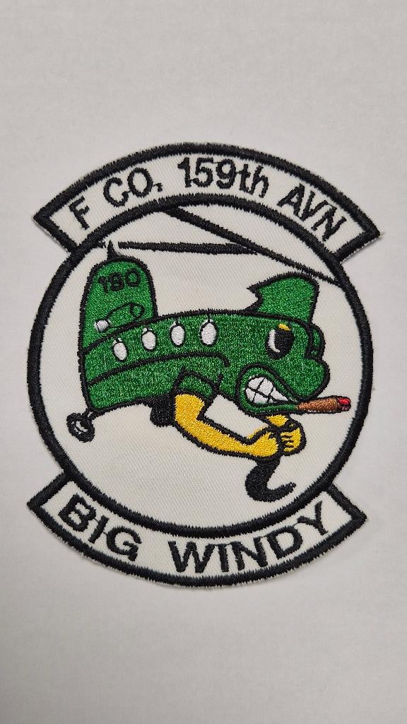 Patch / batch / embleem 157 AVN Big Windy, Ophalen of Verzenden, Nieuw, Patch, Badge of Embleem