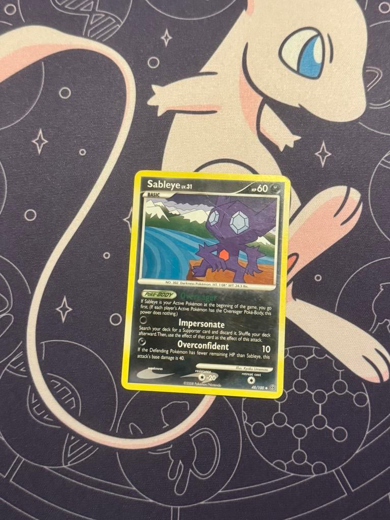Pokémon kaarten Sableye #48, Ophalen of Verzenden, Zo goed als nieuw, Losse kaart