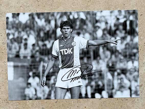 Ajax - Marco van Basten foto + handtekening, Verzenden, Nieuw, Ajax, Poster, Plaatje of Sticker