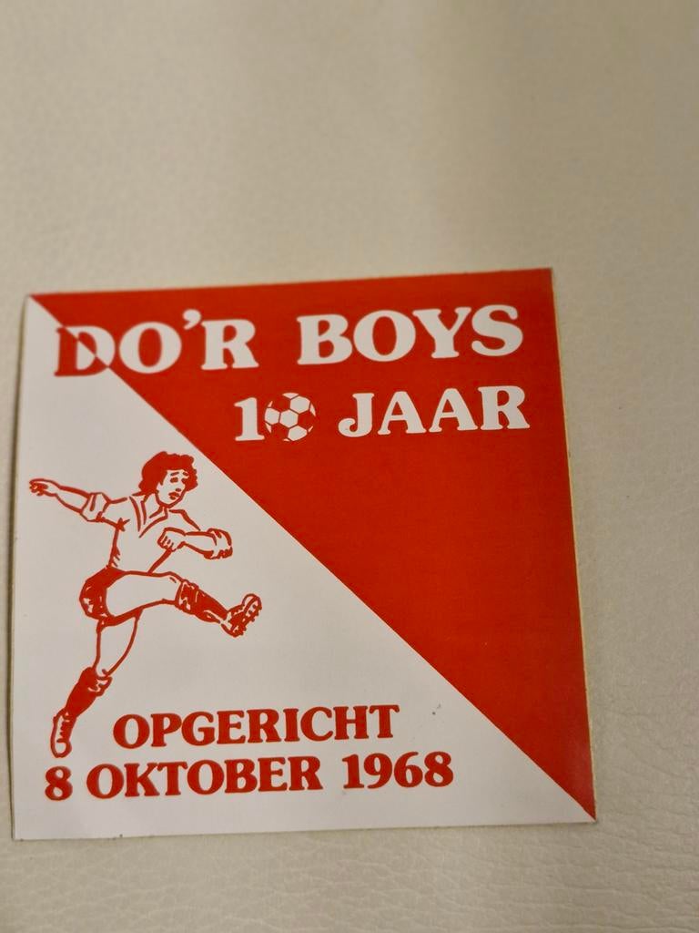 5021 Do'r Boys Sticker - 10 Jaar Jubileum Voetbal, Ophalen of Verzenden, Zo goed als nieuw