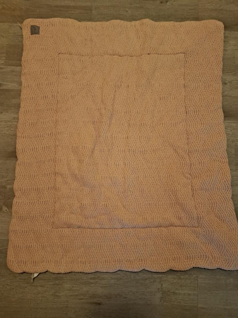 Roze boxkleed Jolein, Kinderen en Baby's, Boxen, Ophalen, Gebruikt, Rechthoekig, Boxkleed