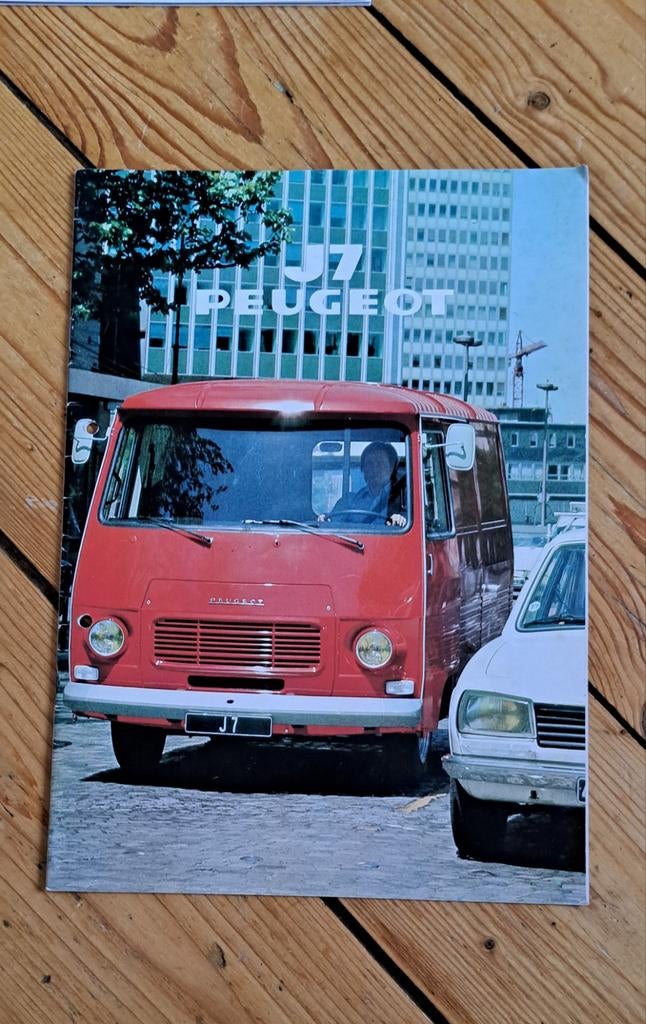 Folder PEUGEOT J7, Ophalen of Verzenden, Peugeot