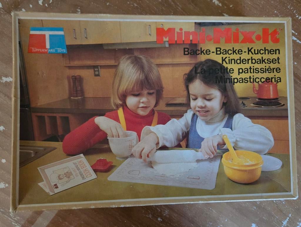 Vintage Tupperware Kinderbakset, Kinderen en Baby's, Speelgoed | Educatief en Creatief, Ophalen of Verzenden, Gebruikt