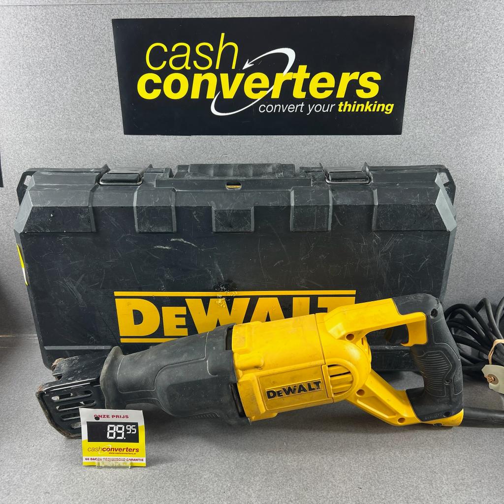 DeWalt DWE305 Reciprozaag | in koffer | 302749, Doe-het-zelf en Verbouw, Gereedschap | Zaagmachines, Gebruikt, Decoupeerzaag, 1200 watt of meer