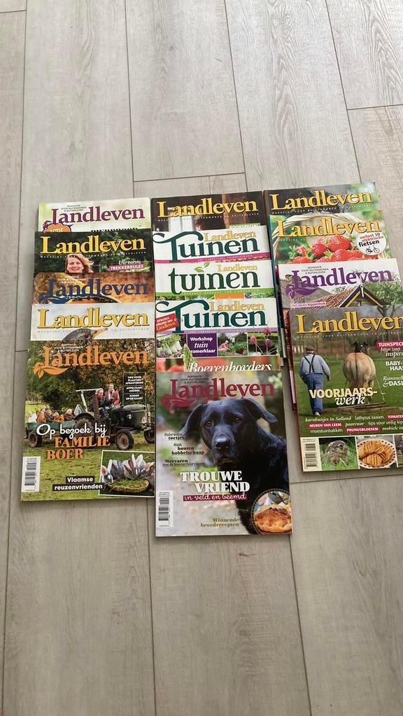 Blad Landleven, Ophalen of Verzenden, Zo goed als nieuw, Interieur en Design