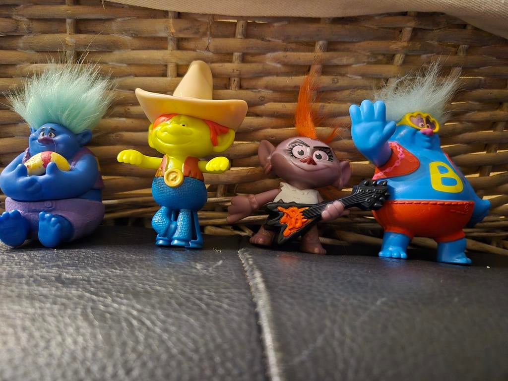 (2) Trolls poppetjes, Ophalen of Verzenden, Zo goed als nieuw