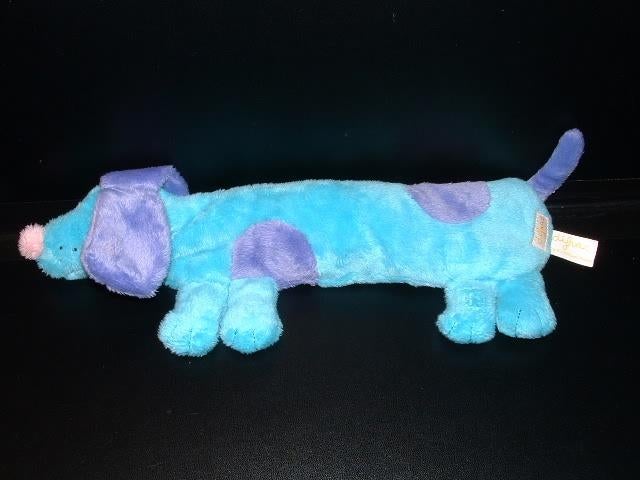 DIFRAX HOND TEKKEL KNUFFELDOEKJE VELOURS ZEE BLAUW, Ophalen of Verzenden, Nieuw, Overige typen