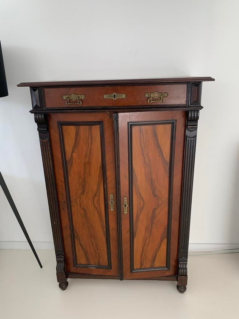 Antieke kast met lades, Ophalen of Verzenden