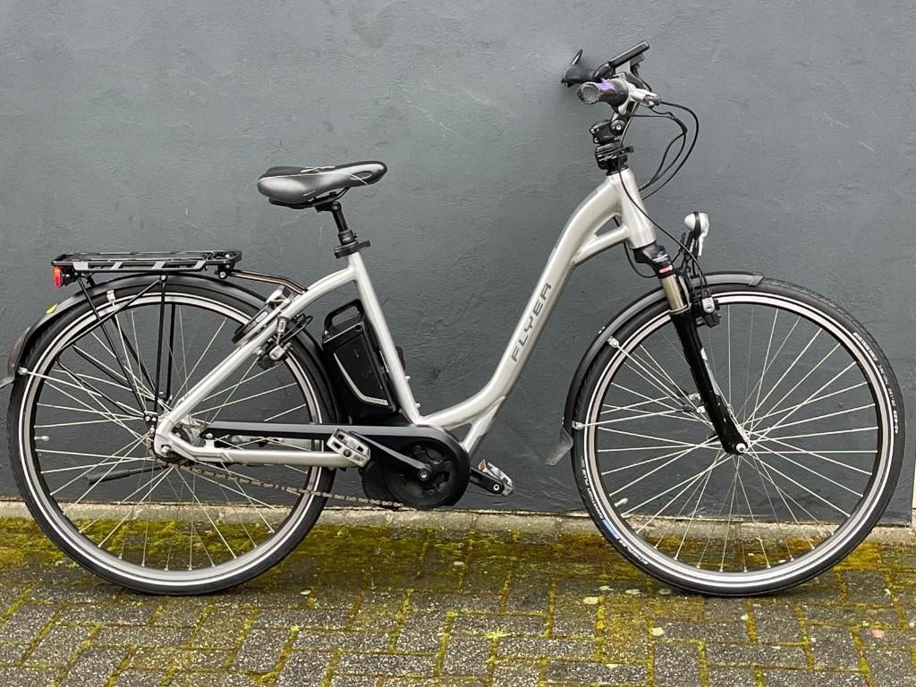 Flyer T serie Elektrische fiets midden motor 36v nexus, Overige merken, Ophalen of Verzenden, Zo goed als nieuw, 47 tot 51 cm