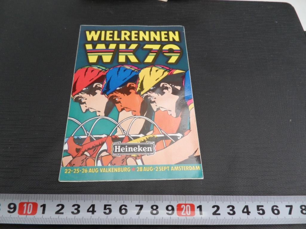 sticker Wielrennen WK 79 Heineken Valkenburg Amsterdam, Verzamelen, Ophalen, Zo goed als nieuw