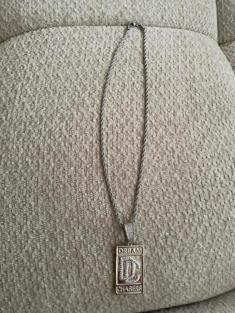 Ketting DC Dream Chasers Zilverkleurig, Ophalen, Overige materialen, Zo goed als nieuw, Zilver
