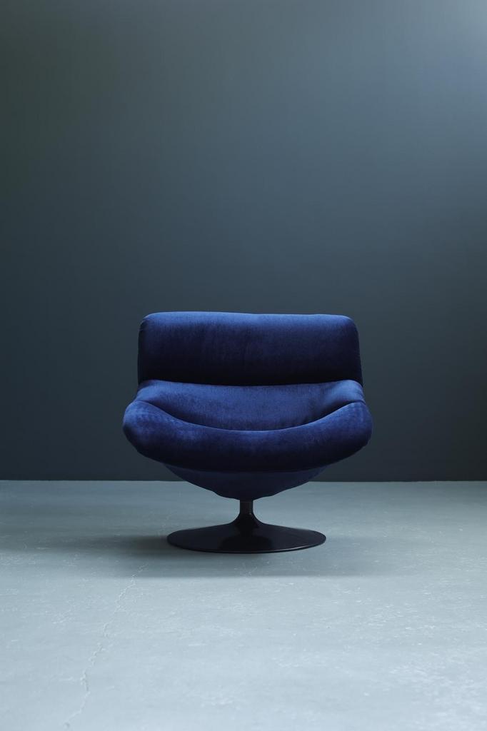 Artifort F518 Fauteuil - Mohair, Ophalen, Zo goed als nieuw, Stof, 75 tot 100 cm