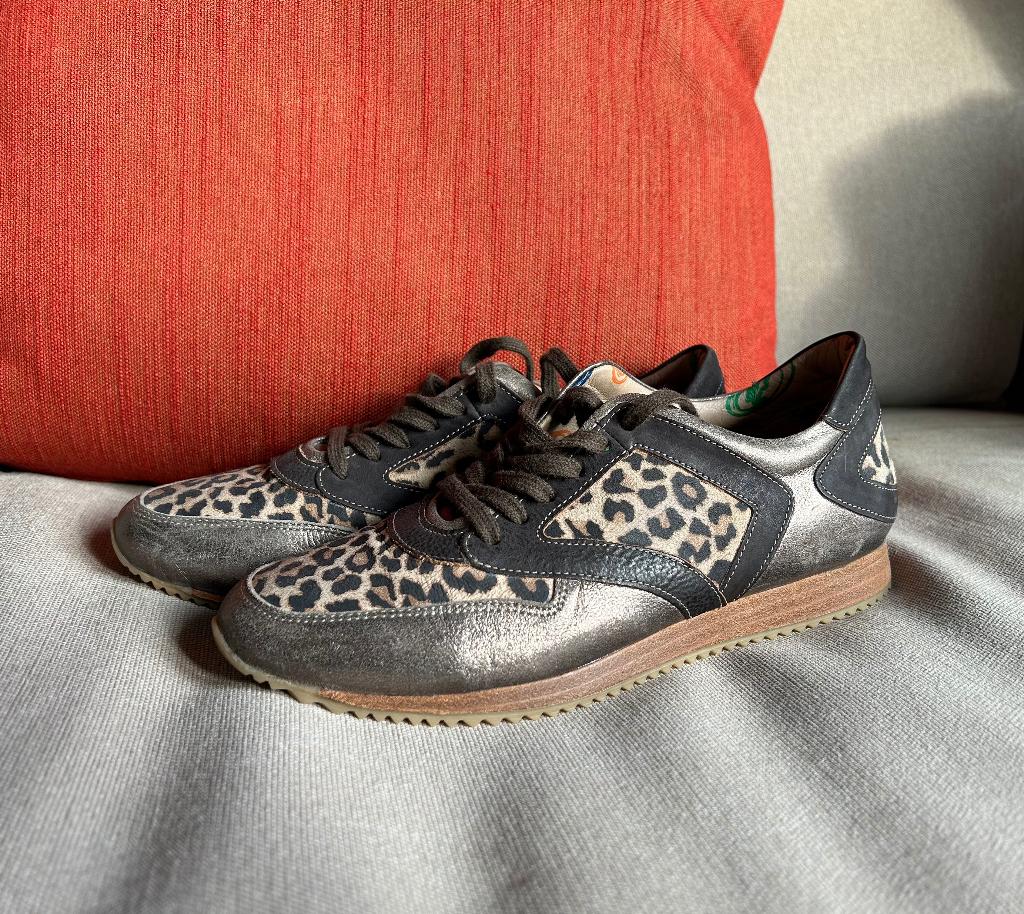 Greve 1898 dames sneakers maat 39 Bruin luipaardprint, Greve 1898, Bruin, Ophalen of Verzenden, Sneakers of Gympen