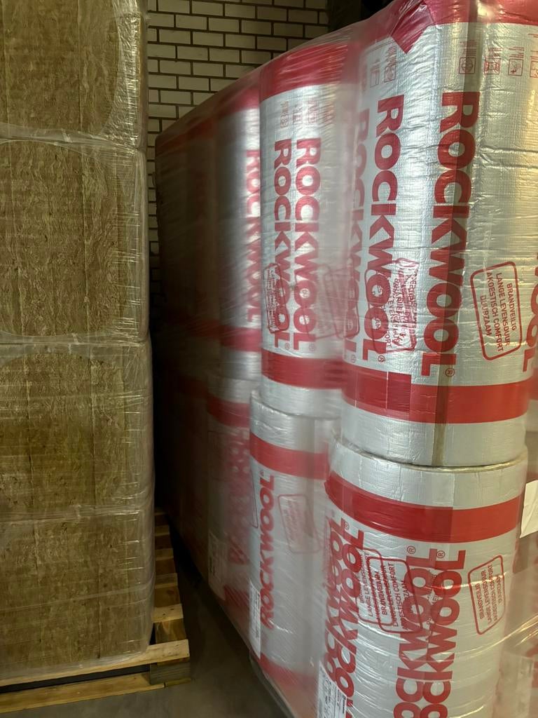 Rockwool Steenwolisolatie, Doe-het-zelf en Verbouw, Isolatie en Afdichting, Ophalen, 12 cm of meer, Nieuw, Steenwol