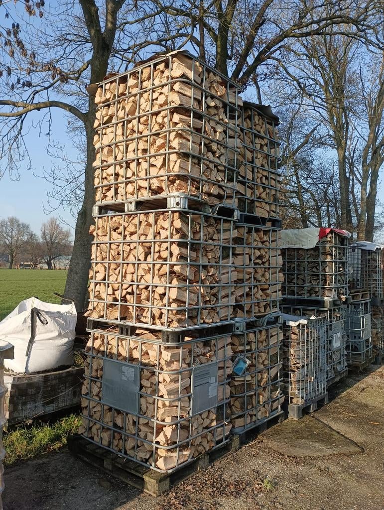 Te koop vers gekloofd Amerikaanse Eiken., Ophalen of Verzenden, Minder dan 50 cm