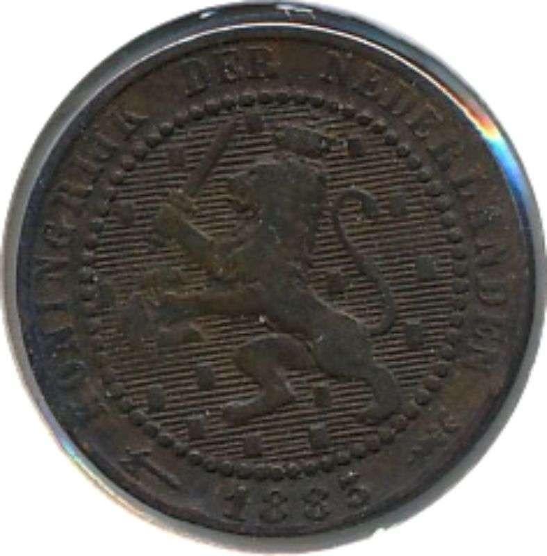 Nederland 1 Cent 1883 Willem 3, Postzegels en Munten, Munten | Nederland, Ophalen of Verzenden, Koning Willem III, 1 cent, Losse munt