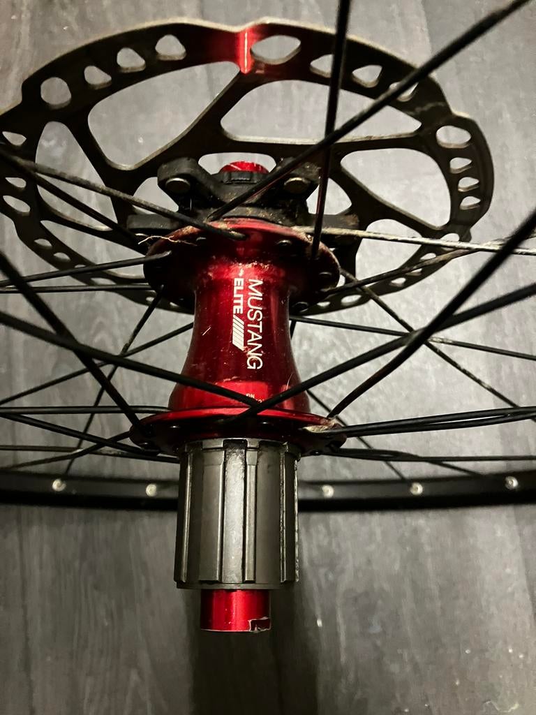 Bontrager mustang elite wielset, Fietsen en Brommers, Fietsonderdelen, Ophalen, Zo goed als nieuw, Wiel