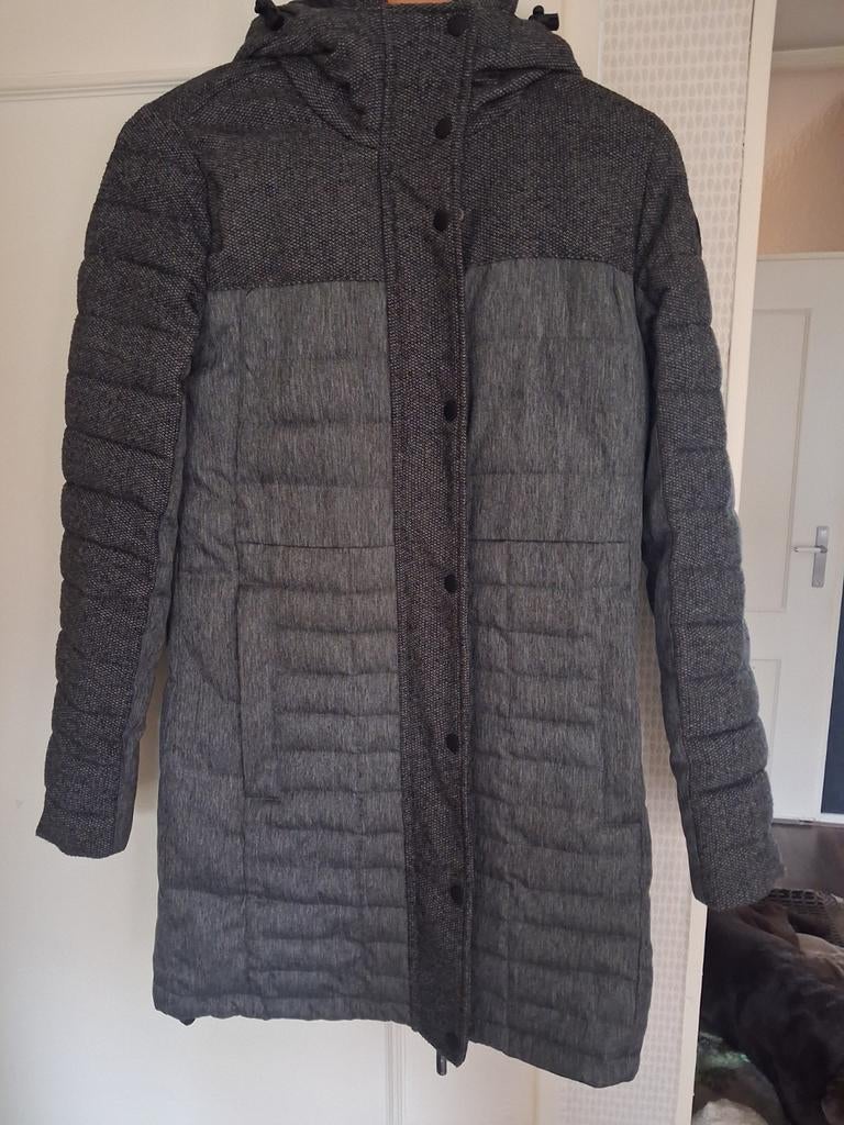 Superwarme waterafstotende winterjas maat 38/40 superdry, Ophalen of Verzenden, Zo goed als nieuw, Grijs