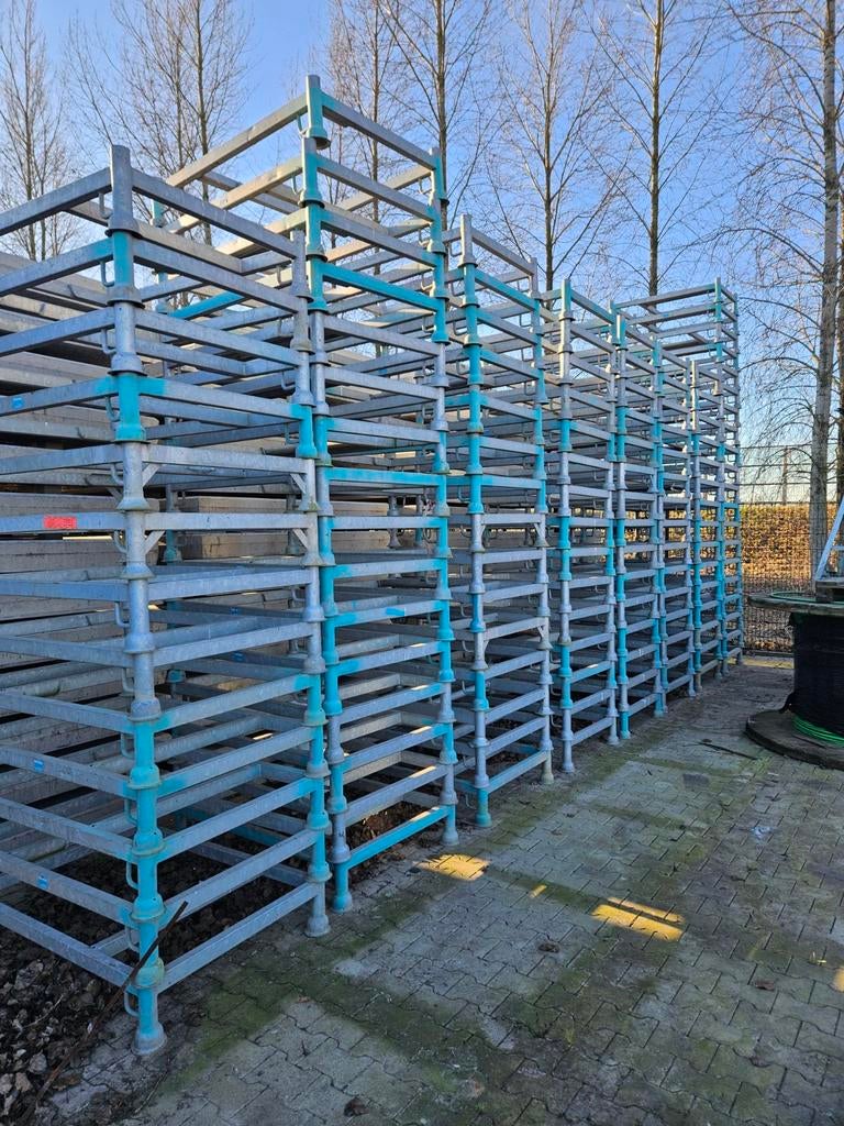 Stapelrekken Model Layher opslagbok opslagjuk, Doe-het-zelf en Verbouw, Steigers, Ophalen, Gebruikt, ., Overige typen