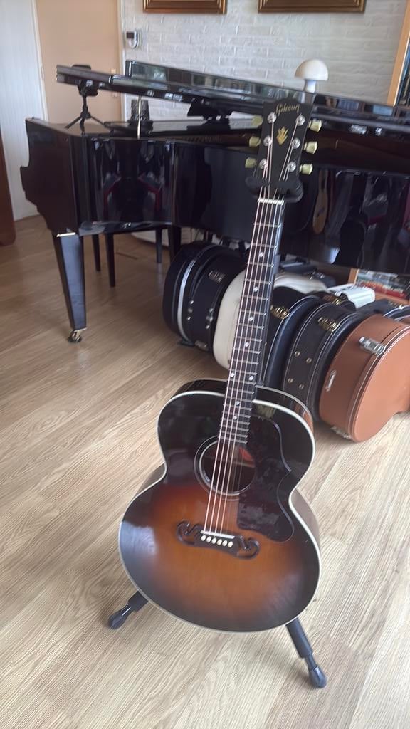 Gibson J-100 Xtra plus element en originele koffer., Ophalen of Verzenden, Western- of Steelstringgitaar