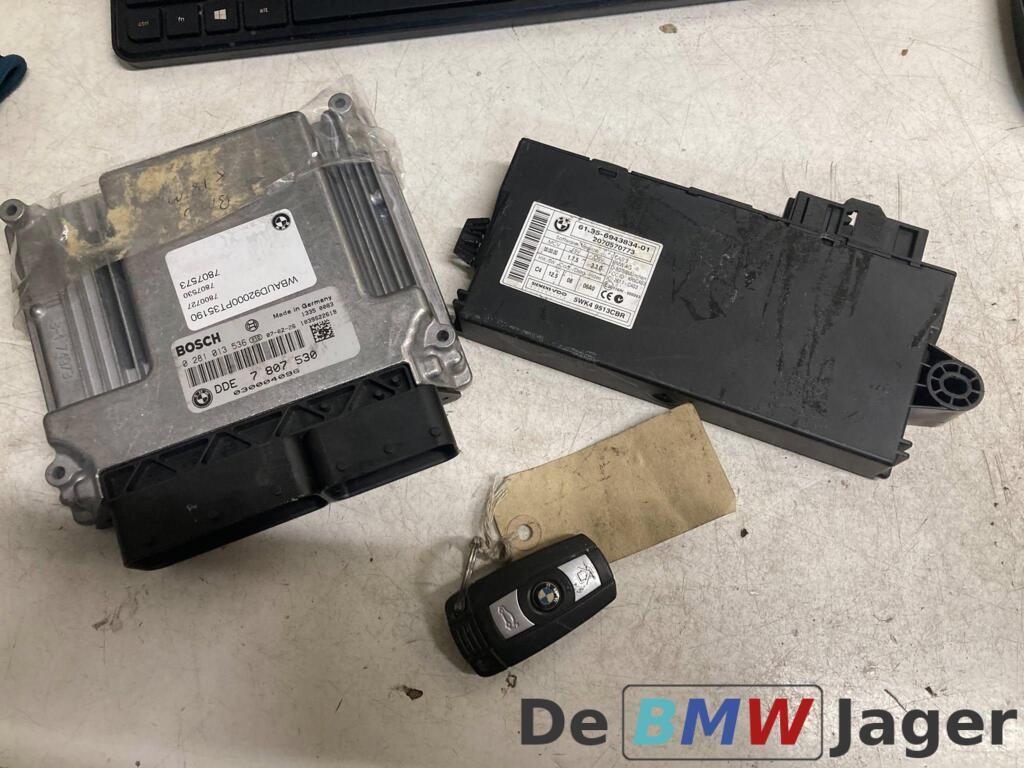 DDE+ CAS-module +sleutel BMW E81 E82 E87 E88 E90 7807530 N47, Auto-onderdelen, Elektronica en Kabels, BMW, Gebruikt, Ophalen of Verzenden