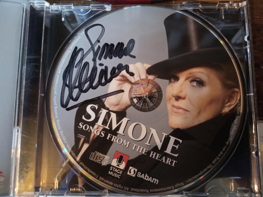Simone Kleinsma cd met handtekening, Cd's en Dvd's, Cd's | Nederlandstalig, Zo goed als nieuw, Levenslied of Smartlap, Ophalen of Verzenden