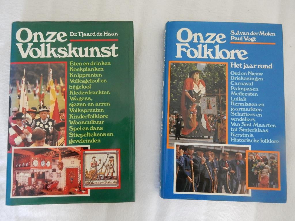 Boeken: Onze volkskunst en onze folklore, Verzenden, Zo goed als nieuw, Overige onderwerpen