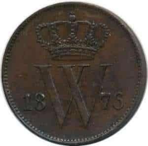 Nederland 1 Cent 1876 Willem 3, Postzegels en Munten, Munten | Nederland, Ophalen of Verzenden, Koning Willem III, 1 cent, Losse munt