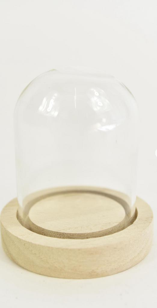 Stolp met houten voet Ø8 hoogte 8 cm, Huis en Inrichting, Woonaccessoires | Stolpen, Veens Living, Nieuw, Elst, Info@veensliving.nl
