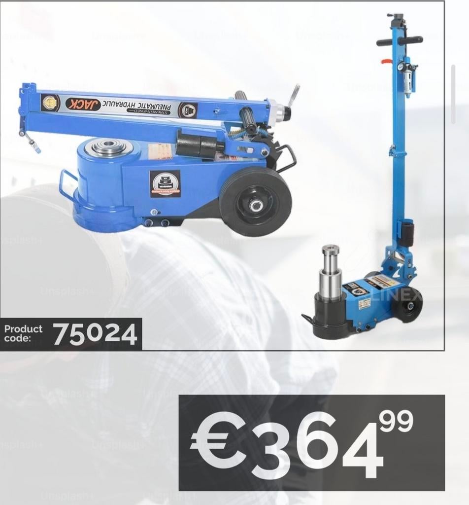 Hydraulische Krik 60 Ton – Nieuw – €300, Info@purbesa.nl, Potkrik, Nieuw, Hydraulisch