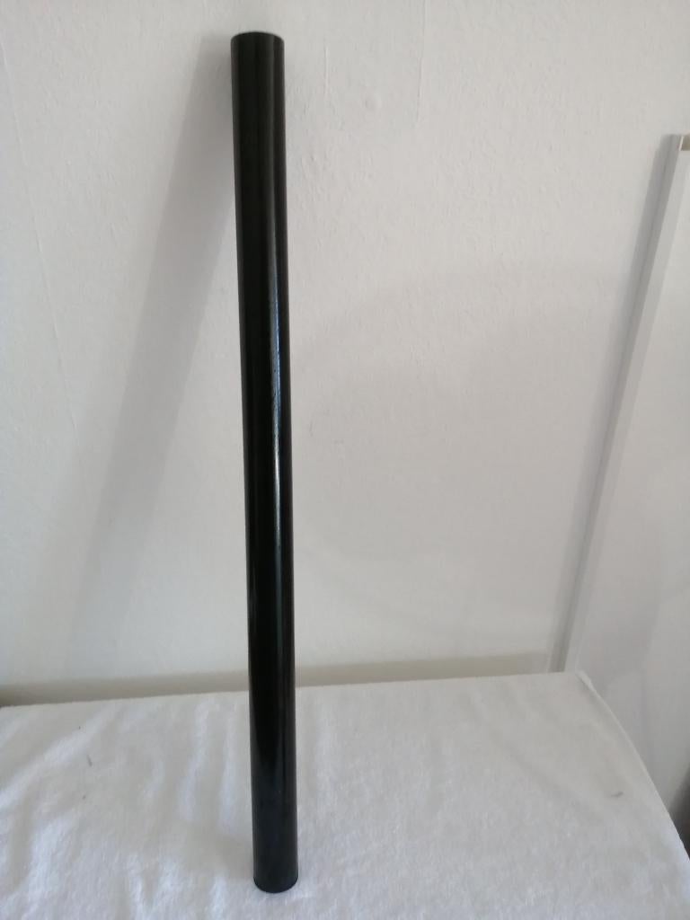 Tafelpoot zwart, Ophalen, 50 tot 100 cm, Rond, 50 tot 100 cm
