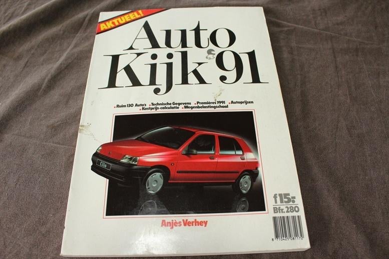 Auto Kijk 1991 anjes verhey, Ophalen of Verzenden, Gelezen, Algemeen