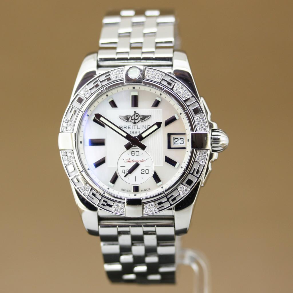 Breitling Galactic 36 Diamant A37330, Sieraden, Tassen en Uiterlijk, Horloges | Dames, Overige merken, Staal, Gebruikt, Staal
