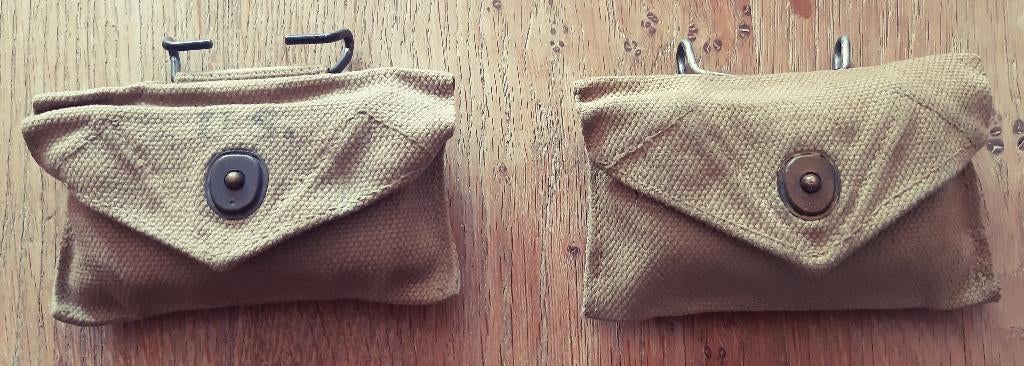 2 X US Army First Aid Pouch + Kit WW2, Ophalen of Verzenden, Landmacht, Amerika, Overige typen