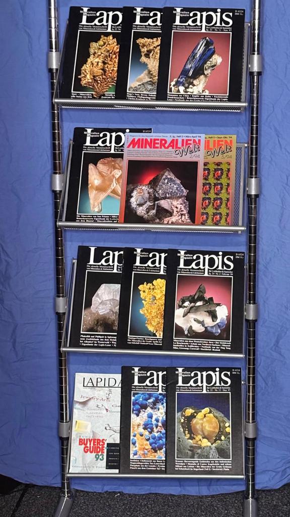 Div Lapis mineralen magazines €1 per stuk!!! (Mineralen), Ophalen of Verzenden