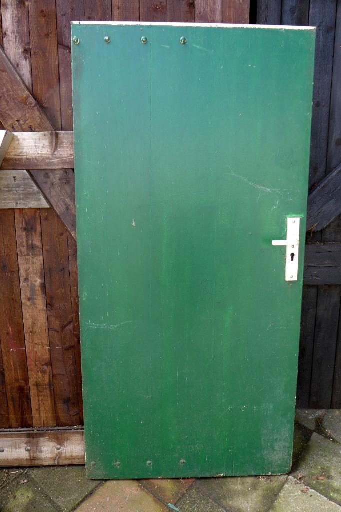 oude schuur  poort deuren, Ophalen, Gebruikt, 80 tot 100 cm, Buitendeur