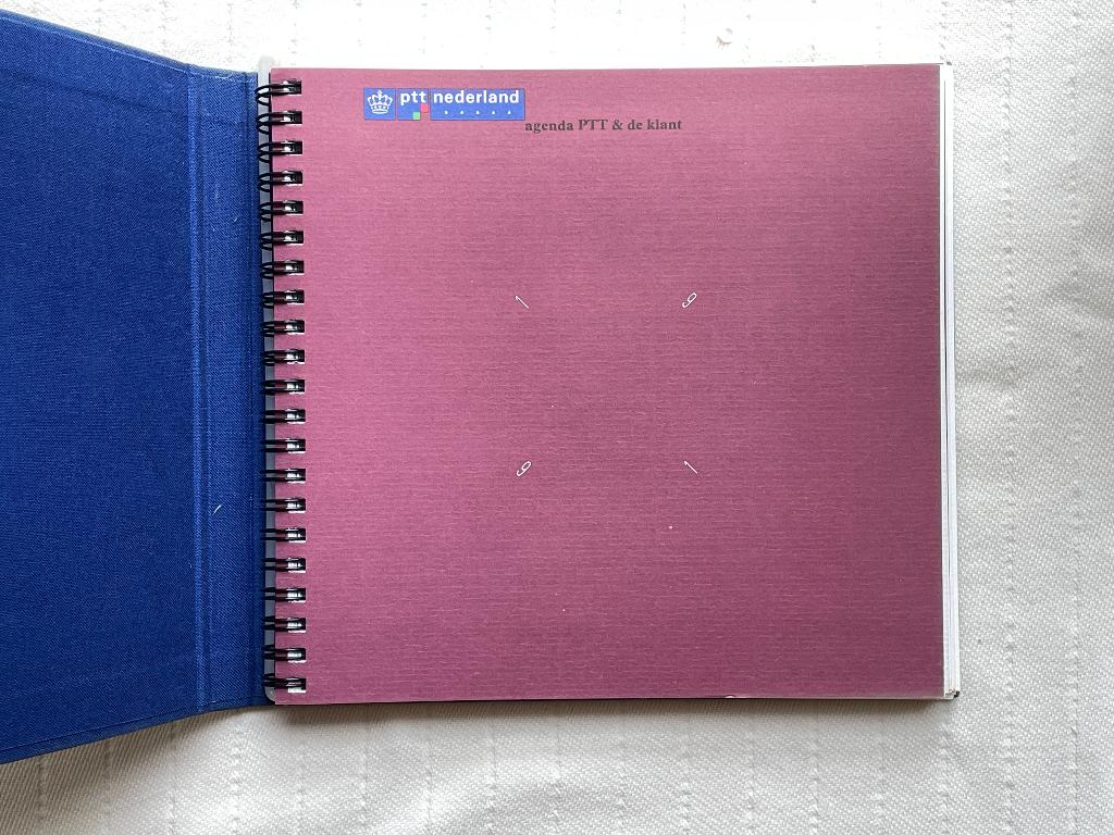 KPN, PTT agenda 1991, KPN, PTT, ontwerp Vorm grafisch ontwerpteam bNO, Verzenden, Nieuw, Overige onderwerpen