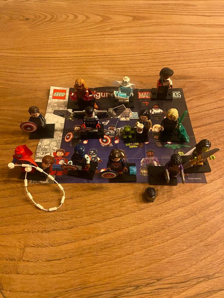 Complete Lego CMF Marvel Serie 1 - Zo Goed Als Nieuw, Ophalen of Verzenden, Zo goed als nieuw, Complete set, Lego