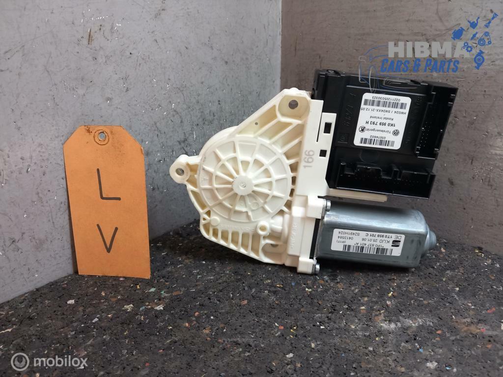 Raammotor Seat Leon 1P Links-Voor 1K0959793H 2005 t/m 2013, Ophalen of Verzenden, Gebruikt