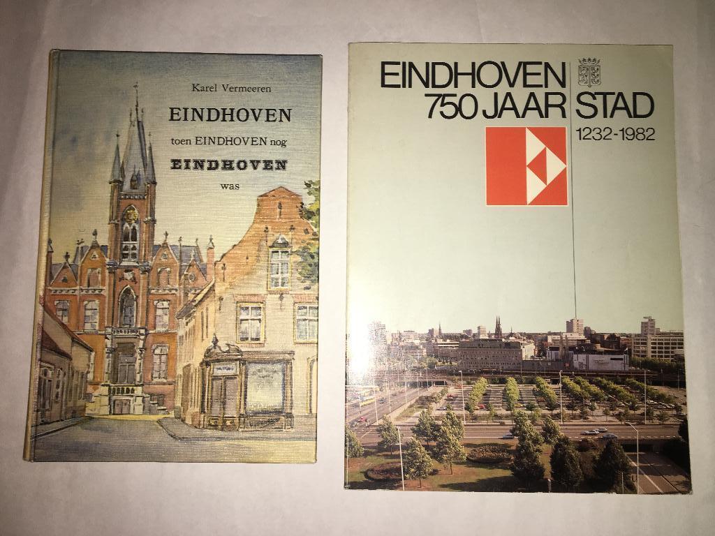 2x boeken over Eindhoven: 750 jaar stad + Karel Vermeeren, Ophalen of Verzenden, Zo goed als nieuw