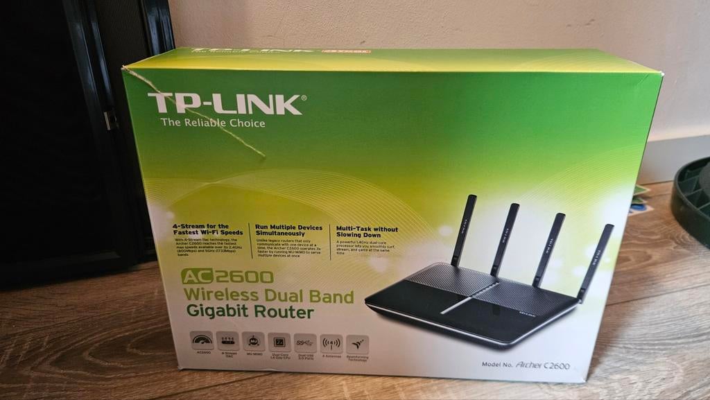 TP-Link Archer C2600 Router - AC2600 Wireless, Ophalen of Verzenden, Nieuw, Router, TP-Link