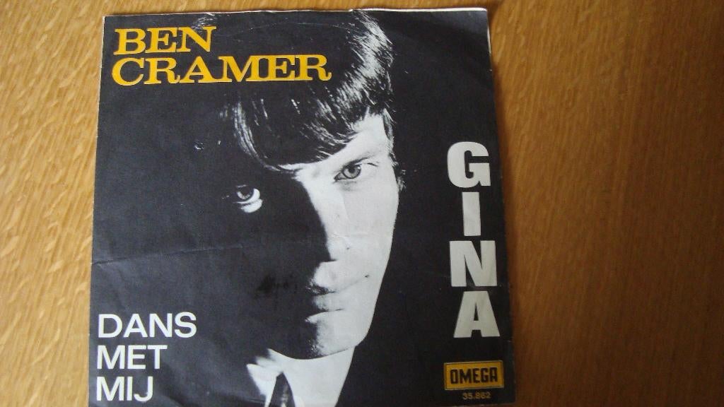Ben cramer -dans met mij - gina, Cd's en Dvd's, Vinyl Singles, Ophalen of Verzenden, Zo goed als nieuw, Nederlandstalig, Single