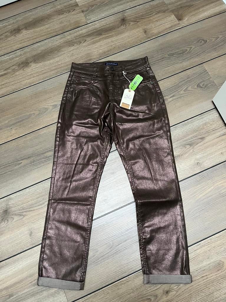 Nieuw! Red Button broek Camilla sparkle maat 38, Maat 38/40 (M), Bruin, Nieuw, Ophalen of Verzenden