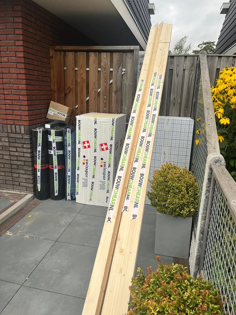Dakschroeven combipakket roset 70mm+4.8x100mm schroef, Doe-het-zelf en Verbouw, Isolatie en Afdichting, Ophalen of Verzenden, Nieuw