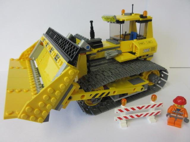 7685 Grote bulldozer, Lego City., Ophalen of Verzenden, Zo goed als nieuw, Complete set, Lego