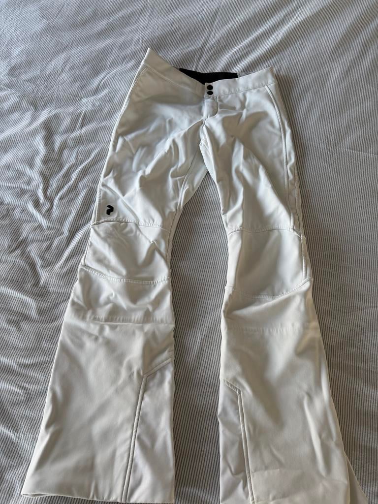 Peak Performance Skibroek Wit Maat M, Ophalen of Verzenden, Gedragen, Maat 38/40 (M), Broek