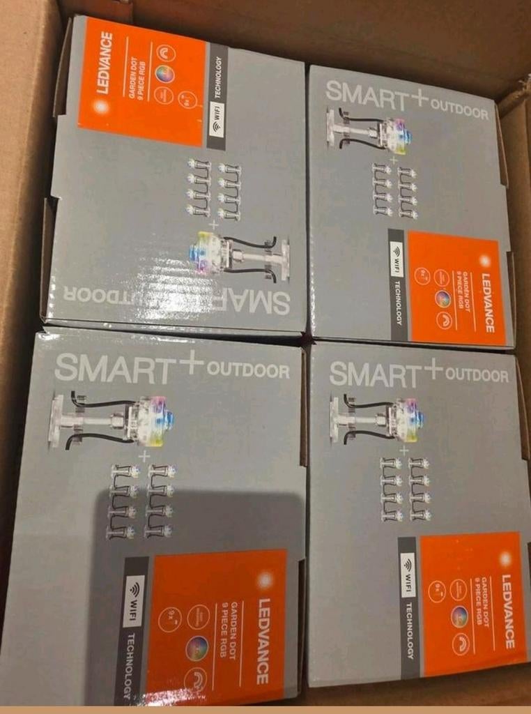 9x Nieuwe LED Tuinspots - Smart+ Outdoor, Ophalen, Kunststof, Minder dan 50 watt, Nieuw